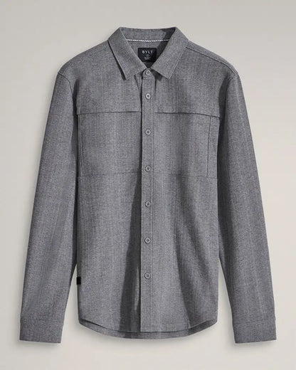 Framework Textured Knit Overshirt