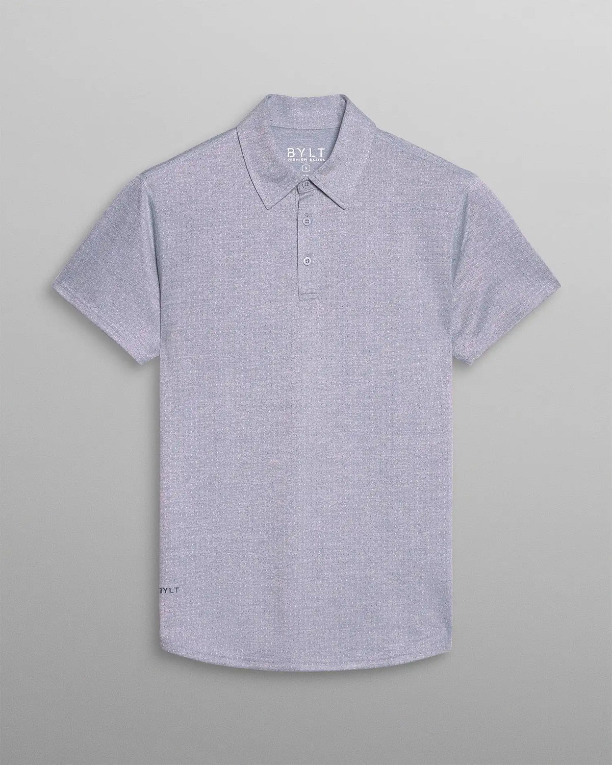 Heather Printed Polo