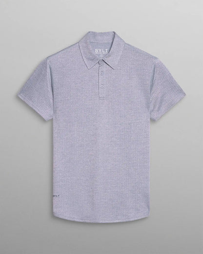 Heather Printed Polo