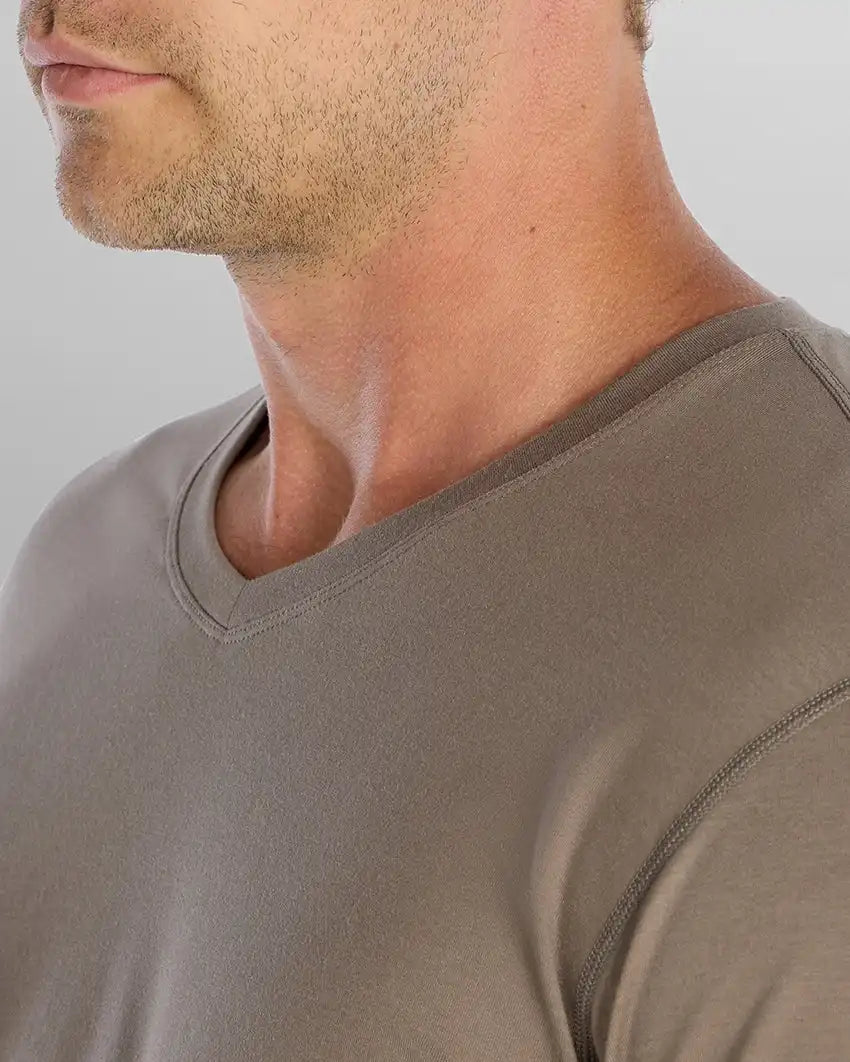 Drop-Cut V-Neck: BYLT Signature