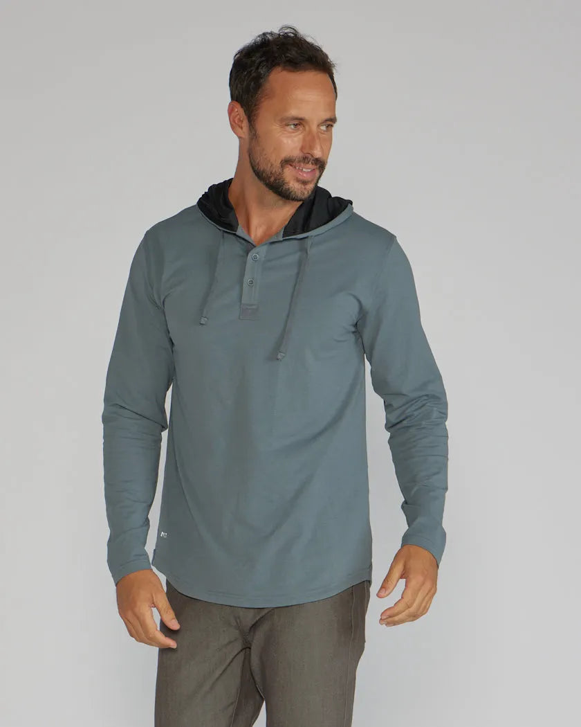 Drop-Cut: LUX Hooded Henley