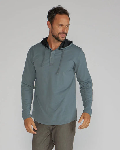 Drop-Cut: LUX Hooded Henley