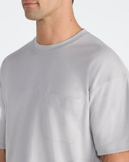 Cotton Short Sleeve Relaxed Pocket Tee