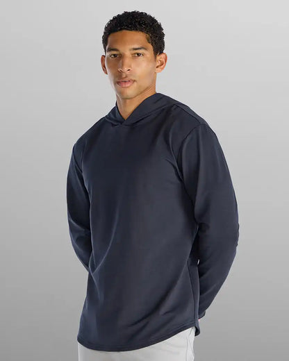 Hooded Drop-Cut Long Sleeve