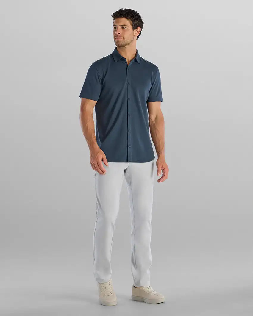 Bayside Oxford Short Sleeve Button Down