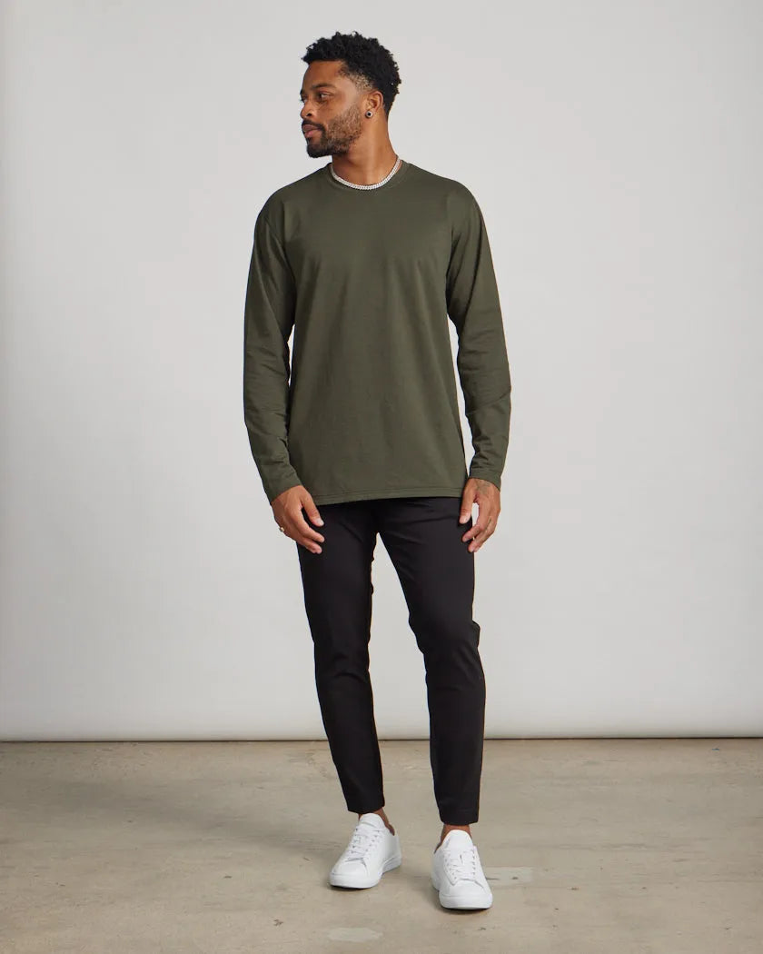 Long Sleeve: BYLT Signature Split Hem