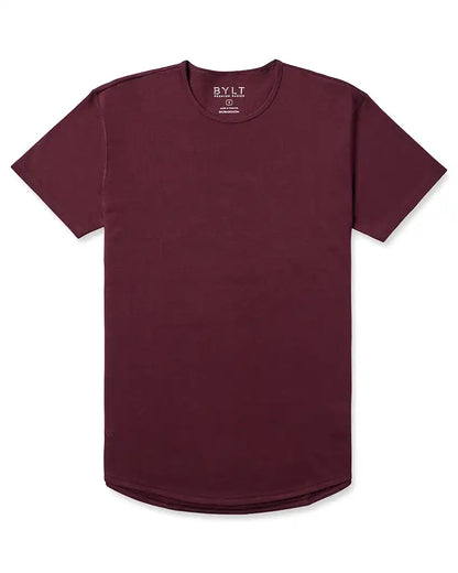 Cotton Short Sleeve Drop-Cut