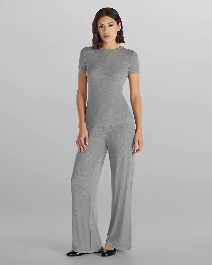 Modal Micro Rib Fitted Drop-Cut
