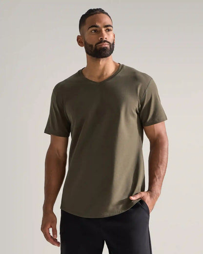 Drop-Cut V-Neck: LUX