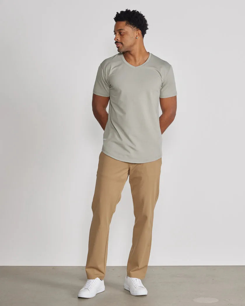 Drop-Cut V-Neck: BYLT Signature
