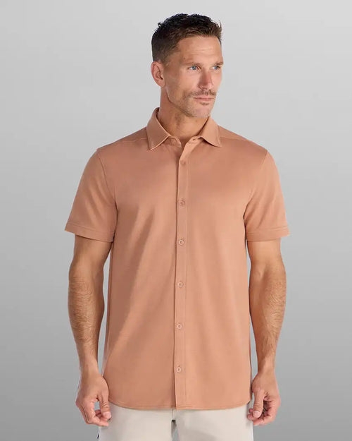 Bayside Oxford Short Sleeve Button Down