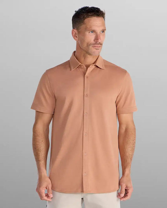 Bayside Oxford Short Sleeve Button Down