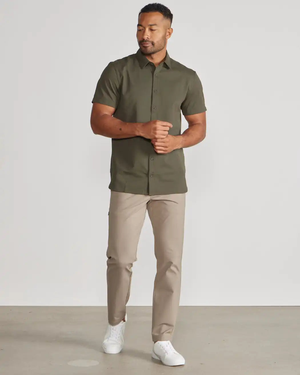Vista Stretch Short Sleeve Button Down