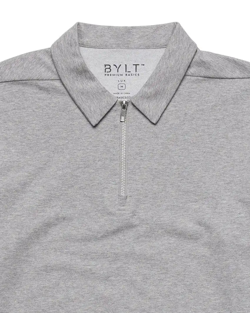LUX Zip Polo