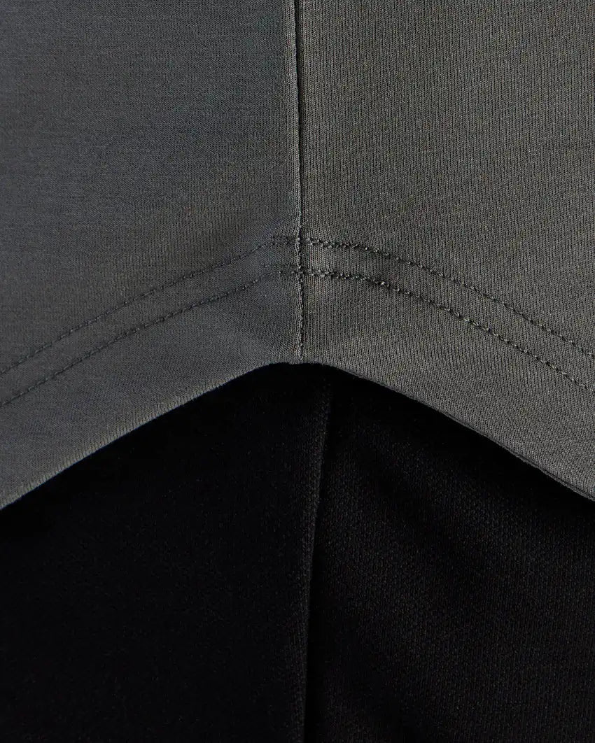 LUX Long Sleeve Zip Polo