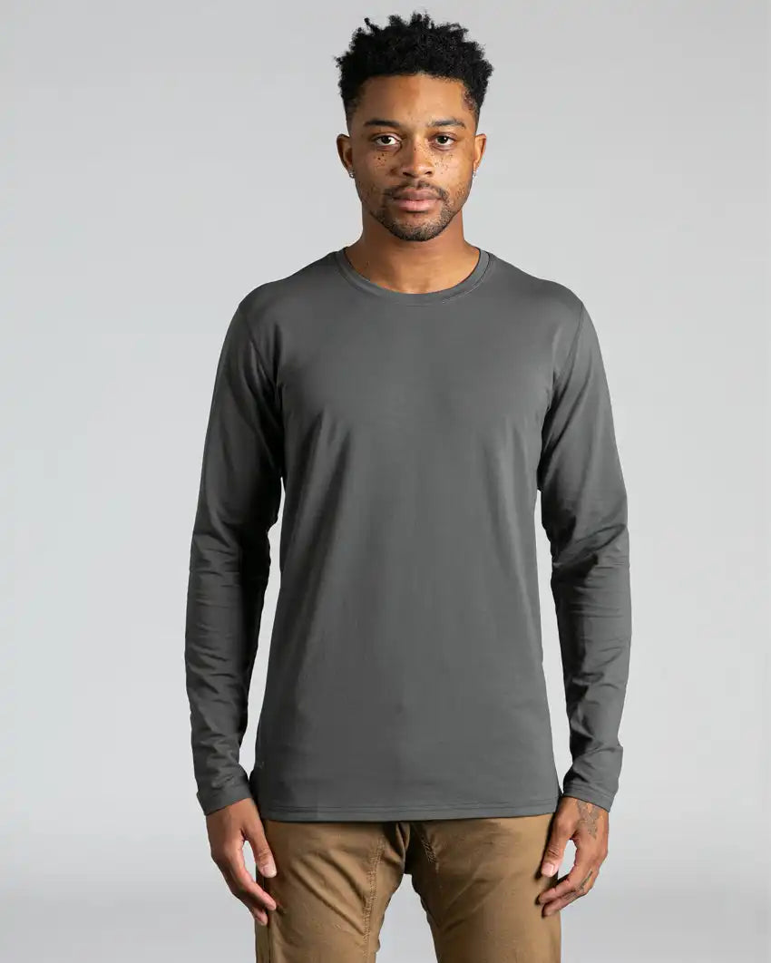 Long Sleeve: BYLT Signature Split Hem