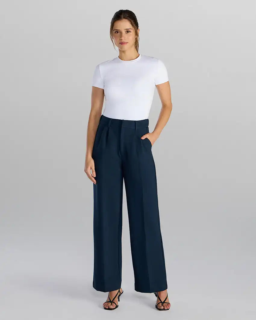Midtown Wide-Leg Tailored Pant