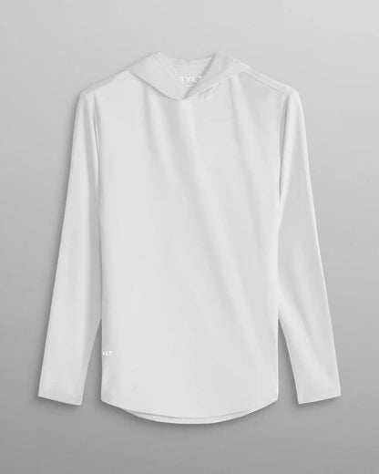 Hooded Drop-Cut Long Sleeve