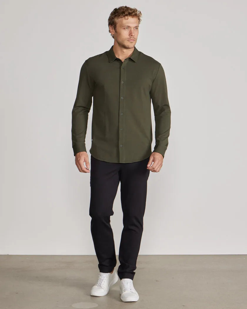 LUX Long Sleeve Button Down