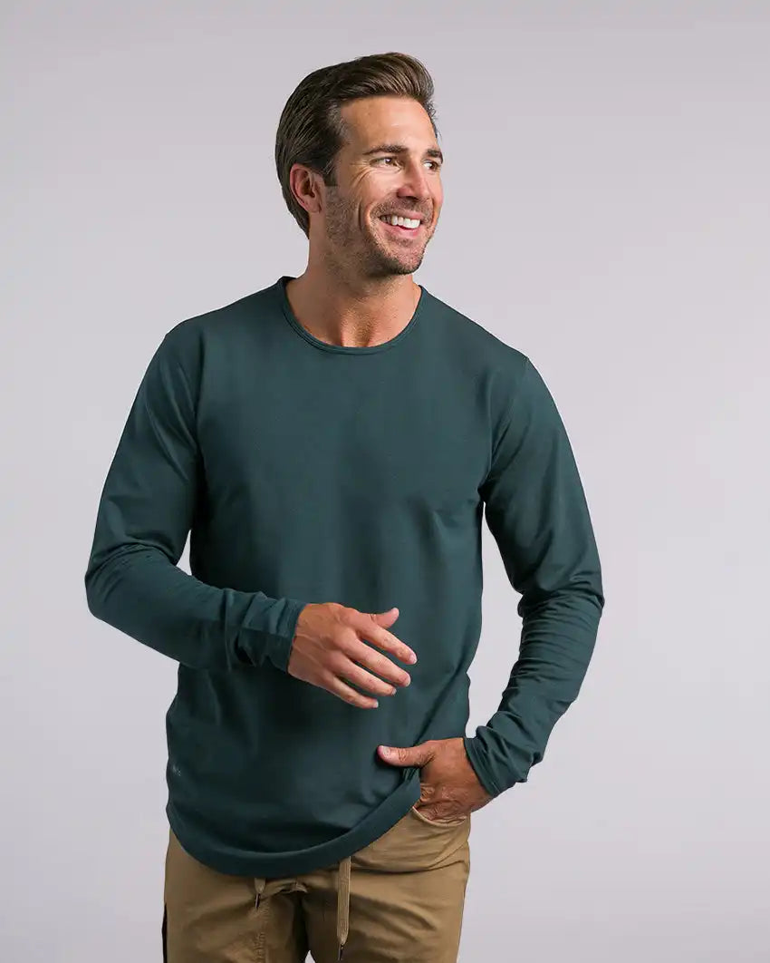 Drop-Cut Long Sleeve: BYLT Signature
