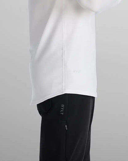 V-Neck Long Sleeve Drop-Cut: LUX
